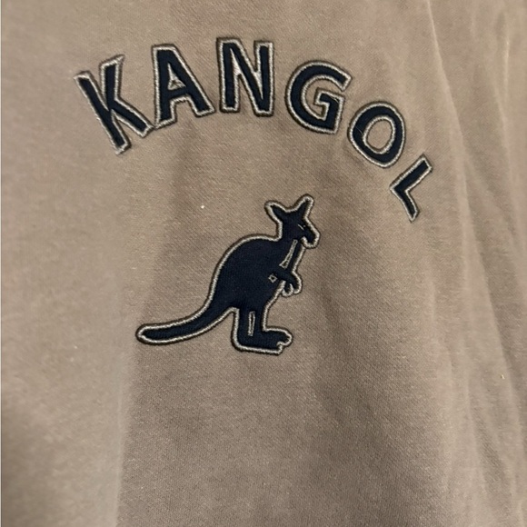 Kangol Australia Brown boxy Sweatshirt Fleece Women XL - Picture 4 of 7